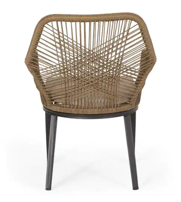 Russel Outdoor Wicker Chair - Light Brown